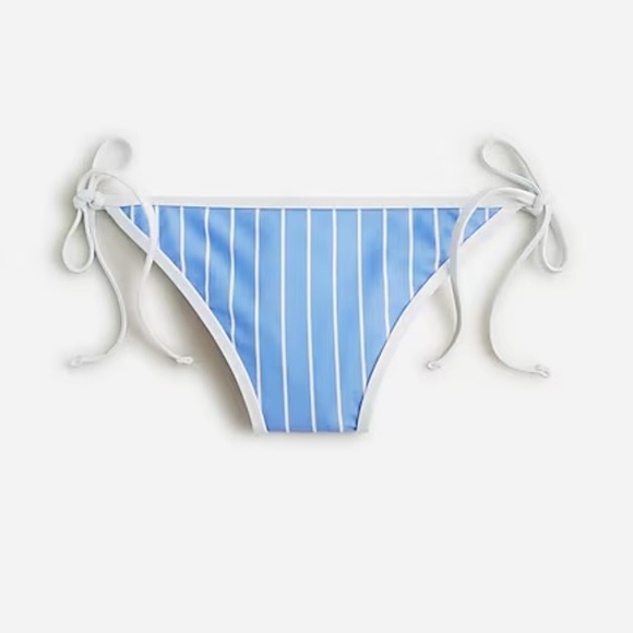 J Crew Blue and White Striped Bikini - size M - NWT - Picture 3 of 6